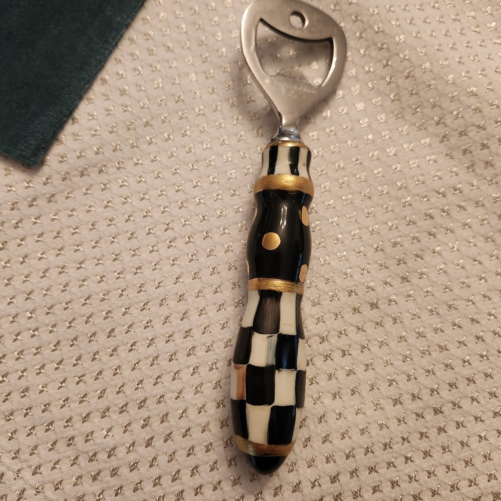 Mackenzie child's Black and White  Bottle Opener - Picture 2 of 3